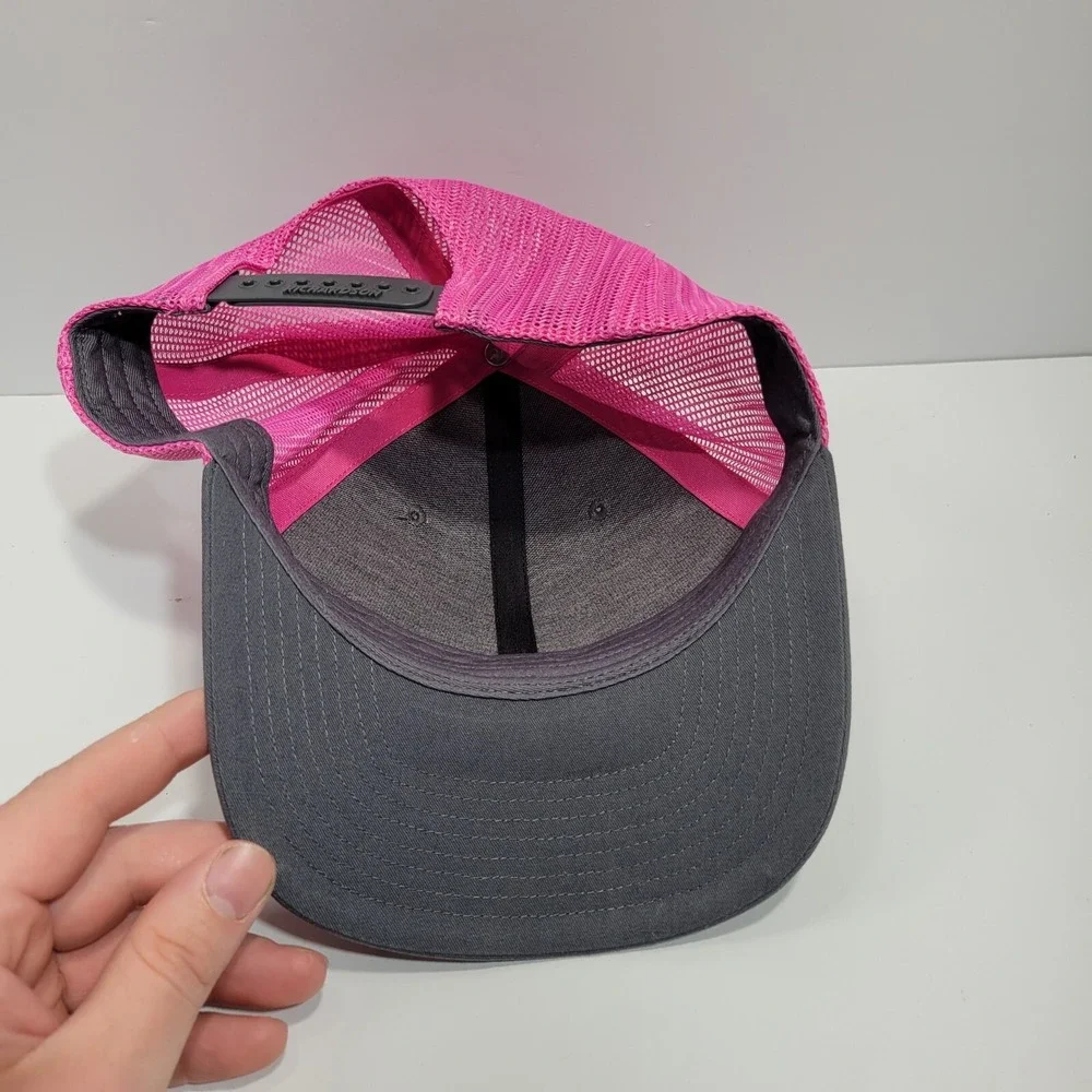 Little Pinkies Baked Goods Coffee Richardson Trucker Hat Cap Womens Pink Black